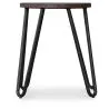 Sgabello Hairpin - 42cm - Legno scuro e metallo  image 7