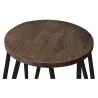 Sgabello Hairpin - 42cm - Legno scuro e metallo  image 7