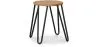 Sgabello Hairpin - 42cm - Legno chiaro e metallo image 7