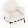 Poltrona di Design - Rivestita in Tessuto Bouclé - Alia image 7