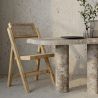 Pack di 2 Sedia da pranzo in rattan Canage e legno - Umbra image 7