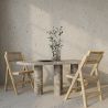 Pack di 2 Sedia da pranzo in rattan Canage e legno - Umbra image 7
