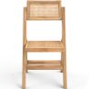 Pack di 2 Sedia da pranzo in rattan Canage e legno - Umbra image 7