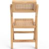 Pack di 2 Sedia da pranzo in rattan Canage e legno - Umbra image 7