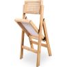 Pack di 2 Sedia da pranzo in rattan Canage e legno - Umbra image 7