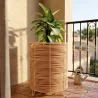 Vaso da Terra Rotondo - Stile Boho - 46 CM - Laers image 7