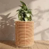 Vaso da Terra Rotondo - Stile Boho - 46 CM - Laers image 7