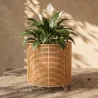 Vaso da Terra Rotondo - Stile Boho - 28 CM - Laers image 7