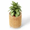 Vaso da Terra Rotondo - Stile Boho - 28 CM - Laers image 7