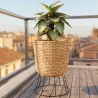 Vaso da Terra Rotondo - Stile Boho - 46 CM - Firna image 7