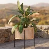 Vaso da Terra Rotondo - Stile Boho - Fusión image 7