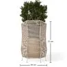 Vaso da Terra Rotondo - Stile Boho - Bohemian image 7
