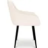 Sedia da pranzo con braccioli - Rivestita in Bouclé Premium - Alene image 7