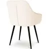 Sedia da pranzo con braccioli - Rivestita in Bouclé Premium - Alene image 7