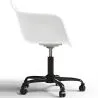 Sedia da ufficio con braccioli - Sedia da scrivania con ruote - Struttura nera Weston image 7