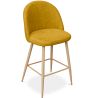 Sgabello imbottito in tessuto - Design scandinavo - 66cm - Evelyne image 7