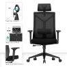 Sedia da ufficio ergonomica con ruote e braccioli - Ergal image 7