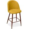 Sgabello imbottito in tessuto - Design scandinavo - 66cm- Evelyne image 7