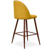Sgabello imbottito in tessuto - Design scandinavo - 66cm- Evelyne image 7