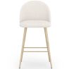 Sgabello rivestito in tessuto bouclé - Design scandinavo - 66cm - Evelyne image 7