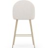 Sgabello rivestito in tessuto bouclé - Design scandinavo - 66cm - Evelyne image 7