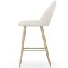Sgabello rivestito in tessuto bouclé - Design scandinavo - 66cm - Evelyne image 7