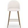 Sgabello rivestito in tessuto bouclé - Design scandinavo - 66cm - Evelyne image 7