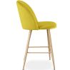 Sgabello imbottito in velluto - Design scandinavo - 66cm - Evelyne image 7