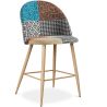 Sgabello Imbottito in Patchwork - Stile Scandinavo - 66cm -  Evelyne  image 7
