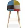 Sgabello Imbottito in Patchwork - Stile Scandinavo - 66cm - Evelyne image 7