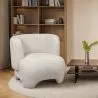 Poltrona Imbottita - Poltrona in Tessuto Bouclé - Magnolia image 7