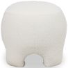Poggiapiedi Imbottito - Pouf in Tessuto Bouclé - Magnolia image 7