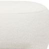 Poggiapiedi Imbottito - Pouf in Tessuto Bouclé - Magnolia image 7