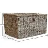 Cesto in Fibra Naturale con Coperchio - 40x30CM - Baulera image 7