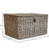 Cesto in Fibra Naturale con Coperchio - 40x30CM - Baulera image 7