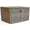 Cesto in Fibra Naturale con Coperchio - 40x30CM - Baulera image 7