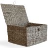 Cesto in Fibra Naturale con Coperchio - 40x30CM - Baulera image 7