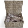 Cesto in Fibra Naturale con Coperchio - 40x30CM - Baulera image 7