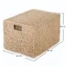 Cesto in Fibra Naturale con Coperchio - 40x30CM - Maracay image 7