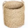 Cesto in Fibre Naturali con Manici - 30x30CM - Taral image 7