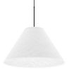 Lampada a Sospensione da Soffitto con Paralume in Tessuto Beige - Fula image 7