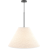 Lampada a Sospensione da Soffitto con Paralume in Tessuto Beige - Fula image 7