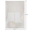 Grande Tappeto dal Design Contemporaneo e Moderno - Beige (290x200 cm) - Dhoka image 7