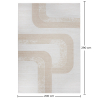 Grande Tappeto dal Design Contemporaneo e Moderno - Beige (290x200 cm) - Chai image 7