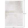 Grande Tappeto dal Design Contemporaneo e Moderno - Beige (290x200 cm) - Awa image 7