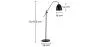 Lampada da terra – lampada da terra stile minimalista – metallo – Beeb image 7