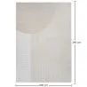 Grande Tappeto dal Design Contemporaneo e Moderno - Beige (290x200 cm) - Ryng image 7