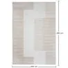 Grande Tappeto dal Design Contemporaneo e Moderno - Beige (290x200 cm) - Loru image 7