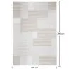 Grande Tappeto dal Design Contemporaneo e Moderno - Beige (290x200 cm) - Debra image 7
