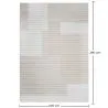 Grande Tappeto dal Design Contemporaneo e Moderno - Beige (290x200 cm) - Vistu image 7